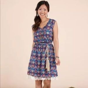 Matilda Jane splendid dress size small blue floral